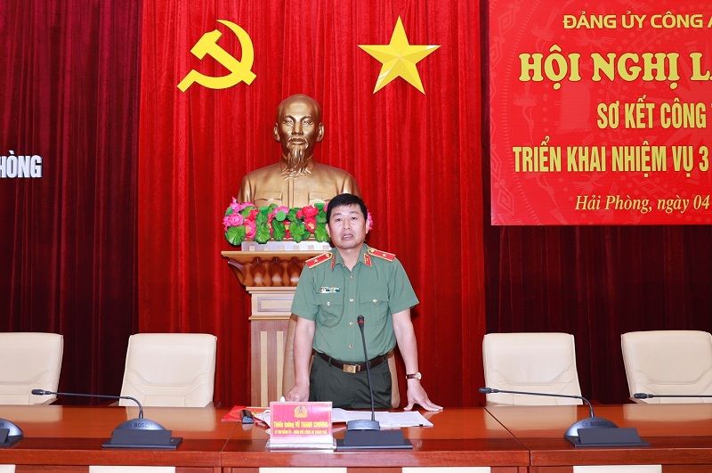 Đảng ủy Công an thành phố triển khai 7 nhiệm vụ công tác trọng tâm những tháng cuối năm 2023